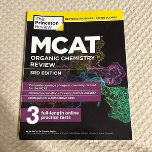 Princeton MCAT Organic Chemistry Review Unused